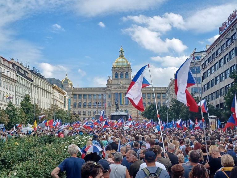 praha demonstracia