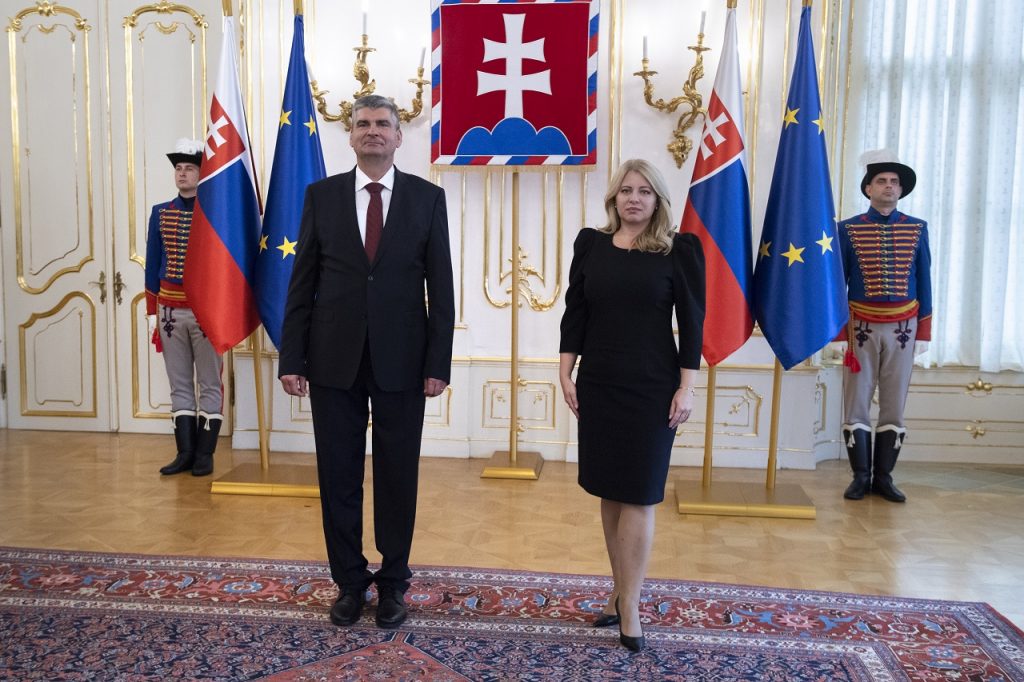 nový veľvyslanec Slovinskej republiky Stanislav Raščan, prezidentka SR Zuzana Čaputová