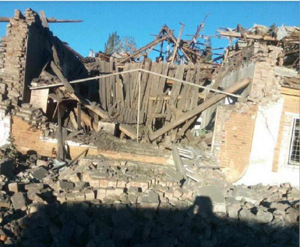 Ráno zasadila frontová Avdiivka mohutný úder, poškodilo sa centrum mesta