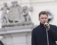 Protest Lekárskeho odborového združenia - Zachráňme zdravotníctvo