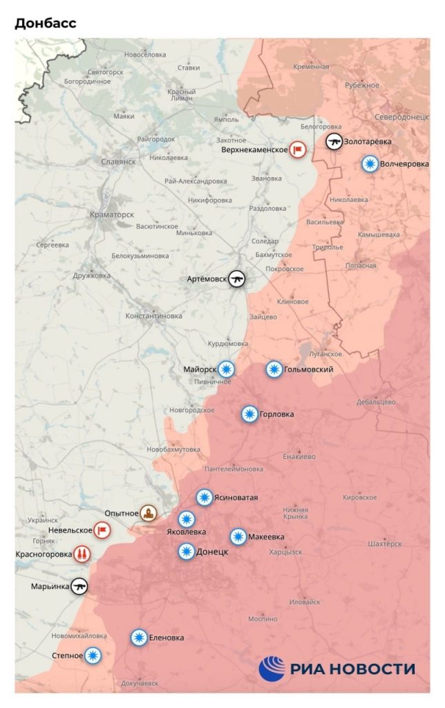 Situácia na frontoch 15. novembra 2022