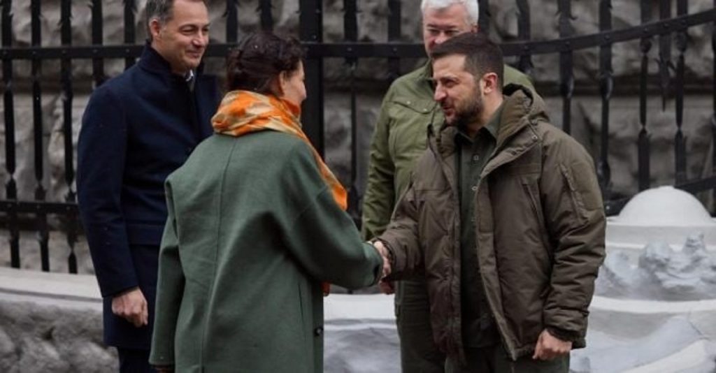 Súčasťou belgickej delegácie, ktorá včera pricestovala do Kyjeva, je aj ministerka zahraničných vecí Adja Labibová, ktorá kedysi navštívila Krym po jeho anexii Ruskom.