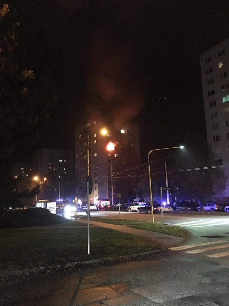 Prešov, požiar