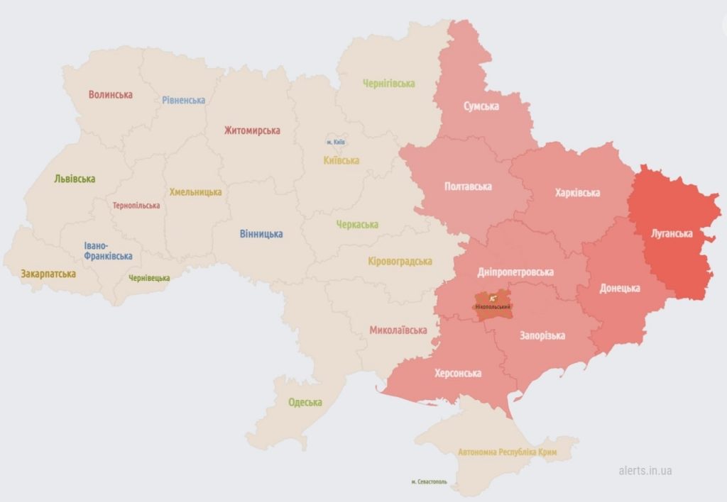 Na Ukrajine vyhlásili letecký poplach