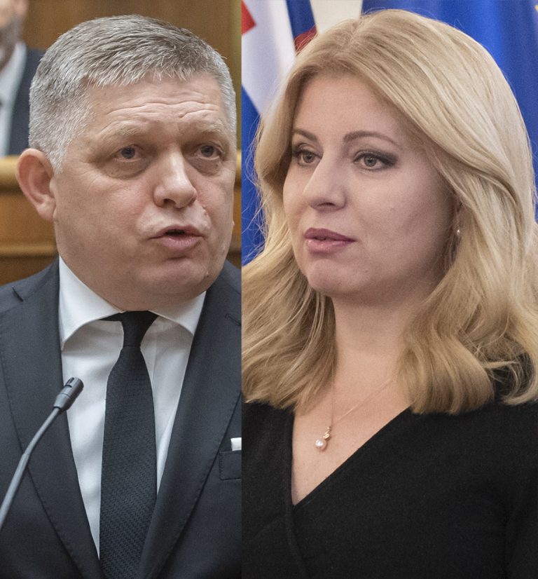 Robert Fico a Zuzana Čaputová