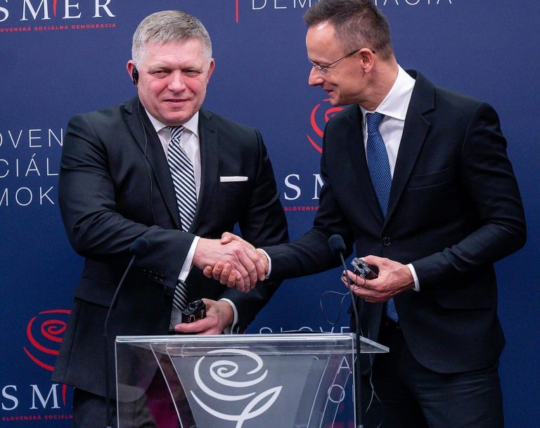 Robert Fico a Péter Szijjártó
