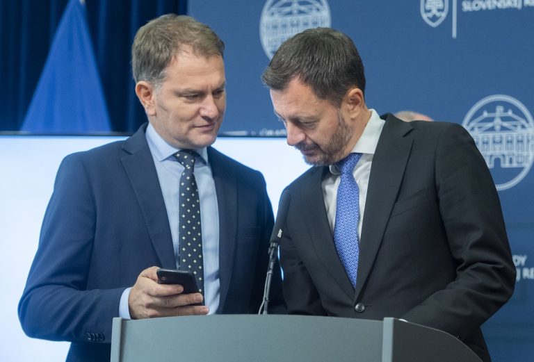 Igor Matovič a Eduard Heger