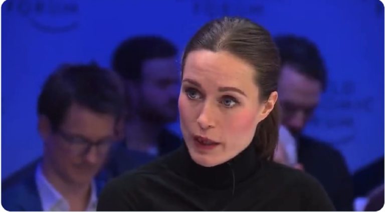 fínska premiérka Sanny Marinová
