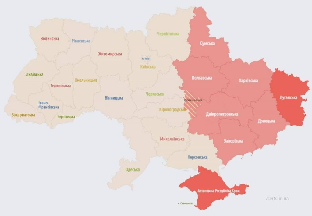 Na východe Ukrajiny je vyhlásený letecký poplach
