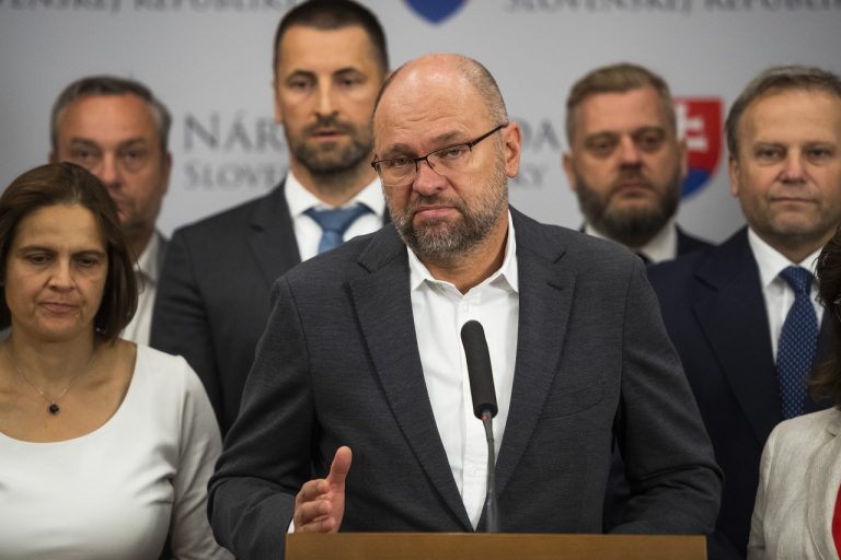 Tlačová konferencia SaS k aktuálnej schôdzi NR SR