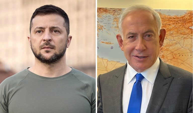 Volodymyr Zelenskyj Benjamin Netanjahu