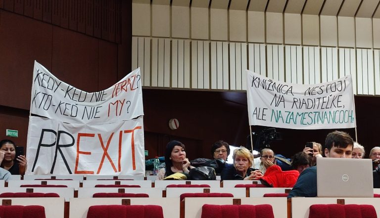 štrajkt košice knižnica