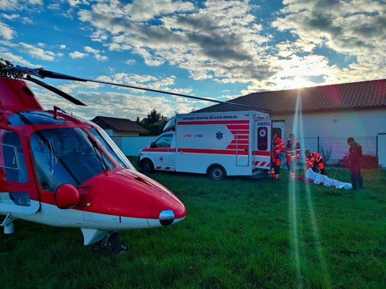 leteckí záchranári vážna nehoda