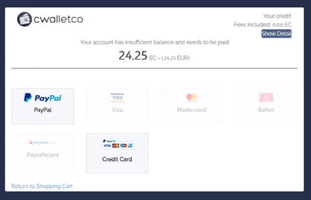 Nakoniec môžete na dokončenie platby použiť službu PayPal