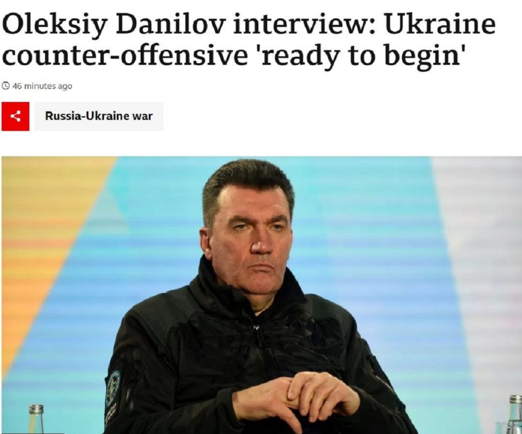 Tajomník Rady národnej bezpečnosti a obrany Danilov