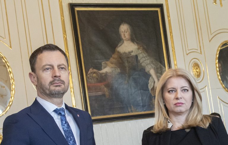 Zuzana Čaputová Eduard Heger