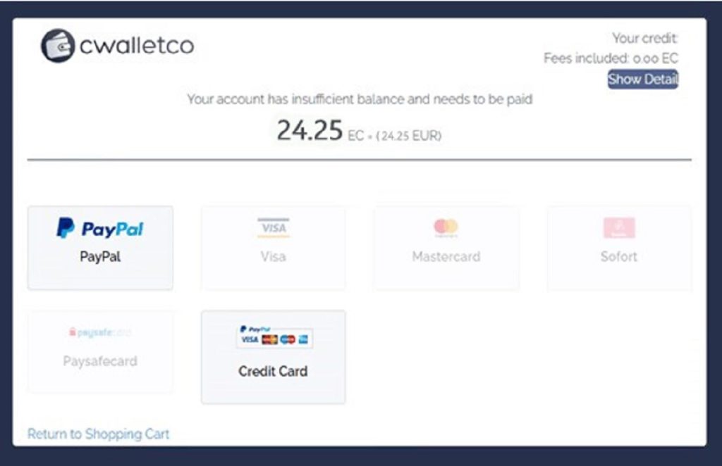 Nakoniec môžete na dokončenie platby použiť službu PayPal