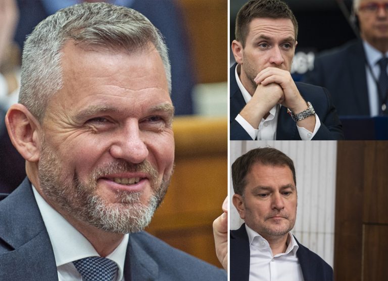 Peter Pellegrini Milan Uhrík Igor Matovič