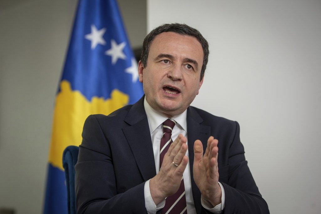Premiér Kurti Kosovo
