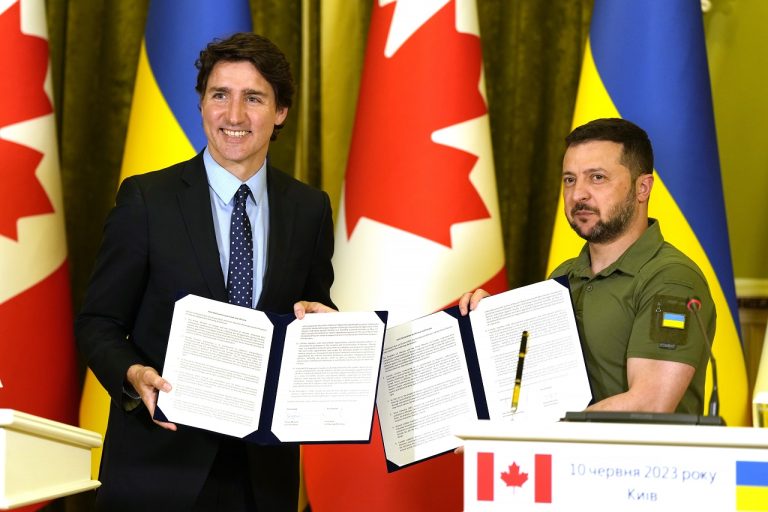 Trudeau v Kyjeve