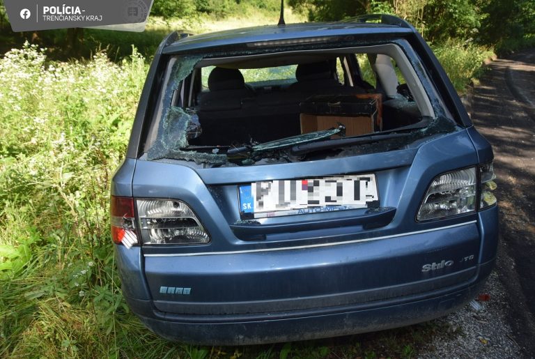 poškodené auto