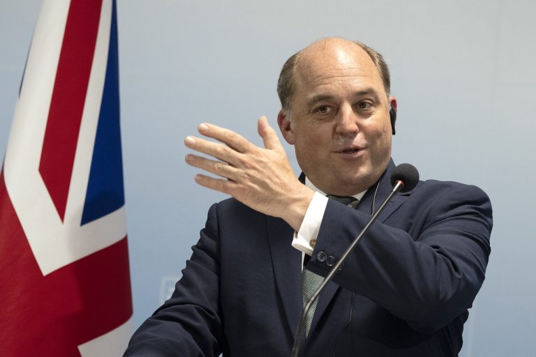 minister obrany Jaroslav Naď britský minister obrany Ben Wallace TK