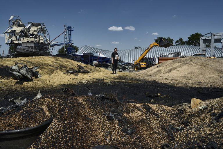 Odesa prístav bombardovanie zrno poľnohospodárstvo