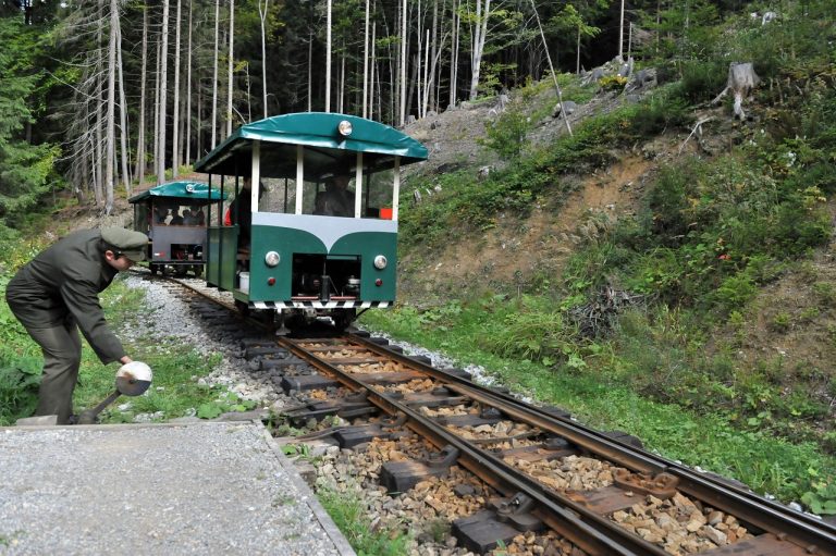 Kysucko-oravská lesná železnica motorová drezína jazda