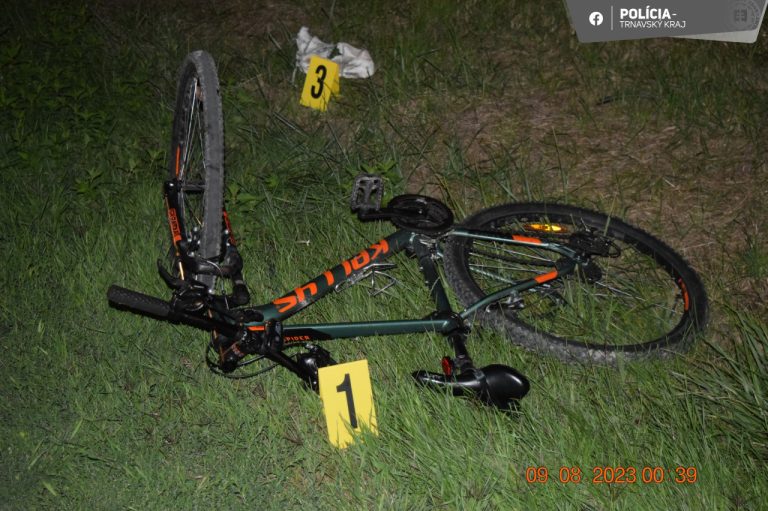 bicykel náraz nehoda