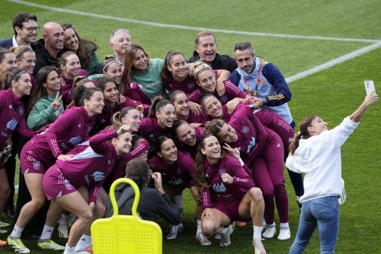 tréning španielske futbalistky