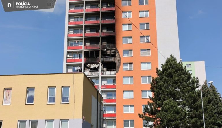 požiar bytovky