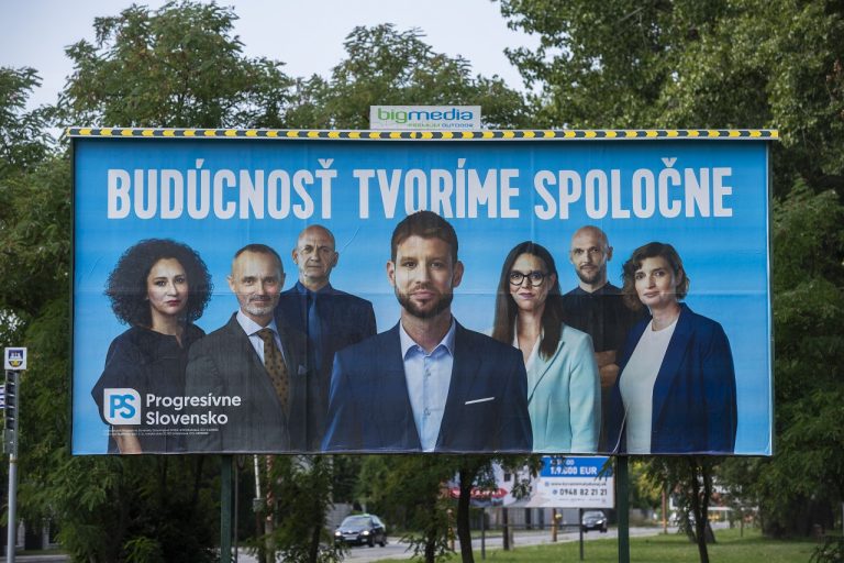 Progresívne Slovensko billboard