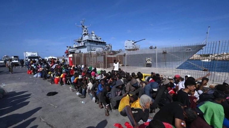Lampedusa migranti