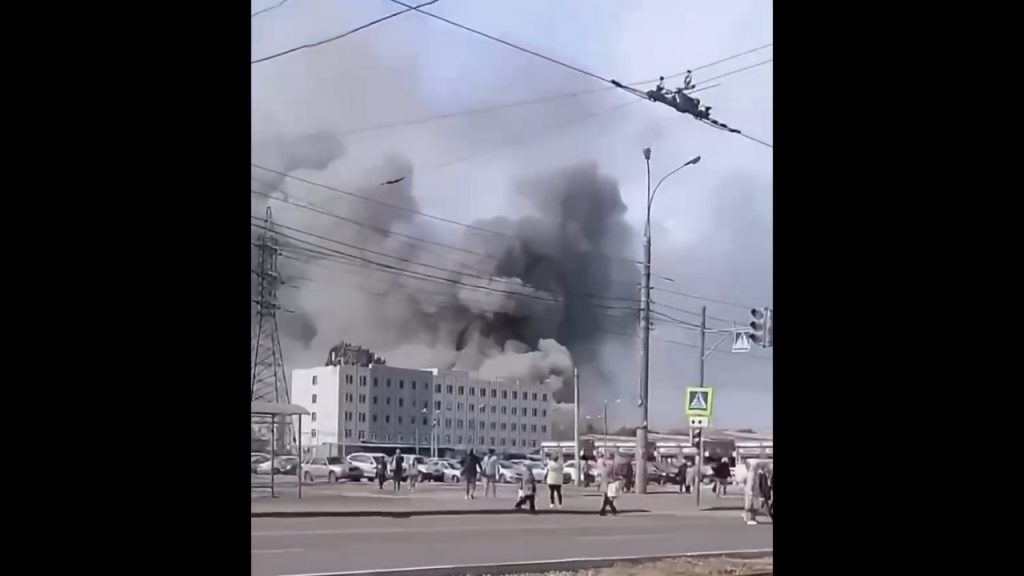 požiar Samara