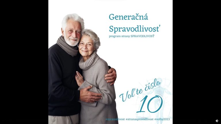Spravodlivosť program seniori