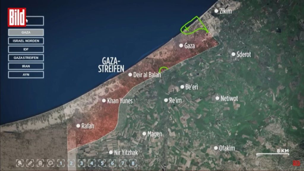 Izrael prevzal kontrolu až nad 7 km2 v severnej časti pásma Gazy