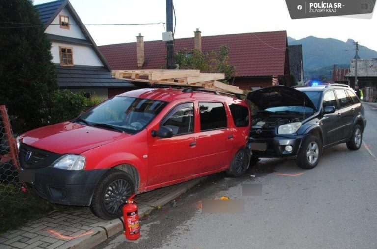 Dopravná nehoda pod vplyvom alkoholu v obci Zázrivá