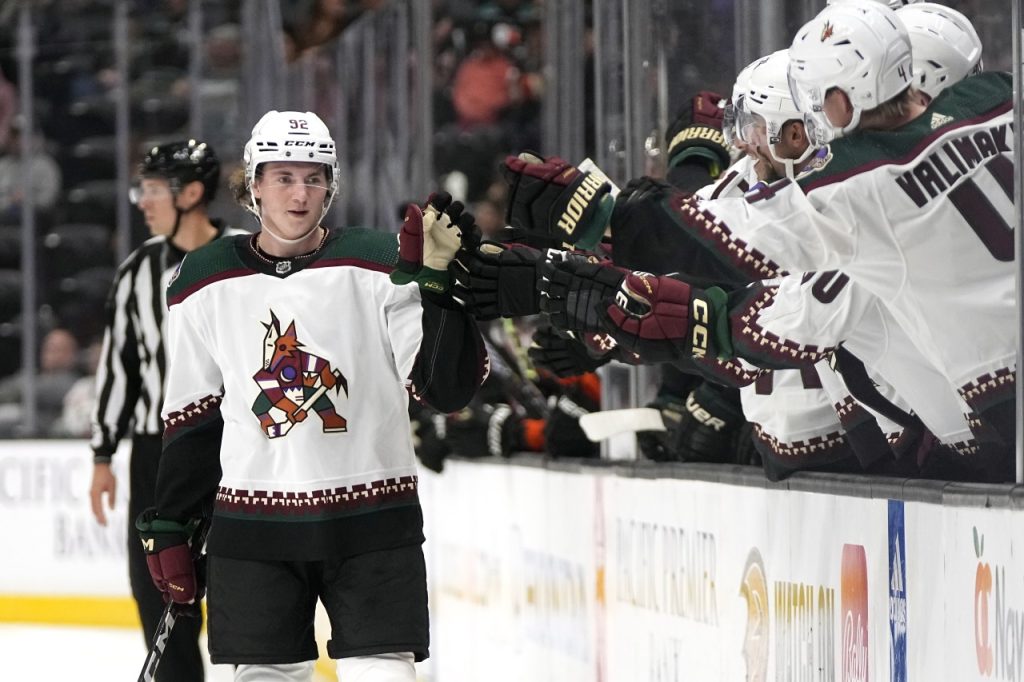 Logan Cooley, John Gibson