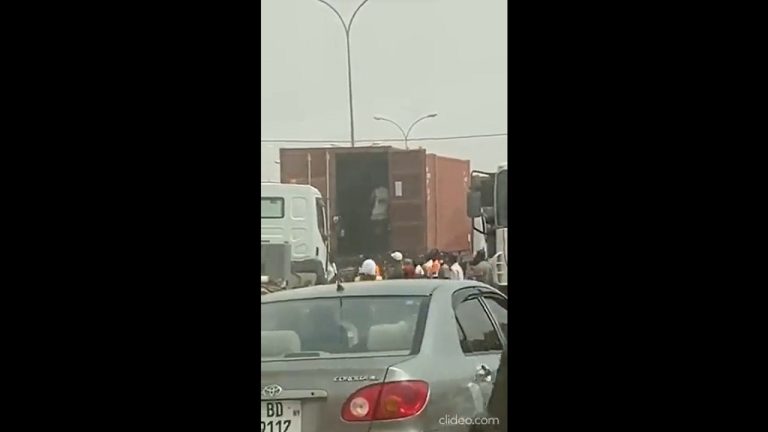 Niamey blokovanie kamionov