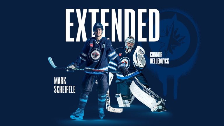 Winnipeg Jets - Mark Scheifele a Connor Hellebuyck