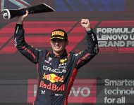 F1 US Grand Prix Auto Racing Red Bull Max Verstappen