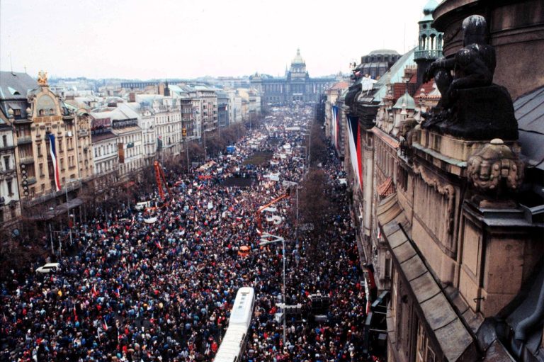 ČR zhromaždenie Václavské námestie