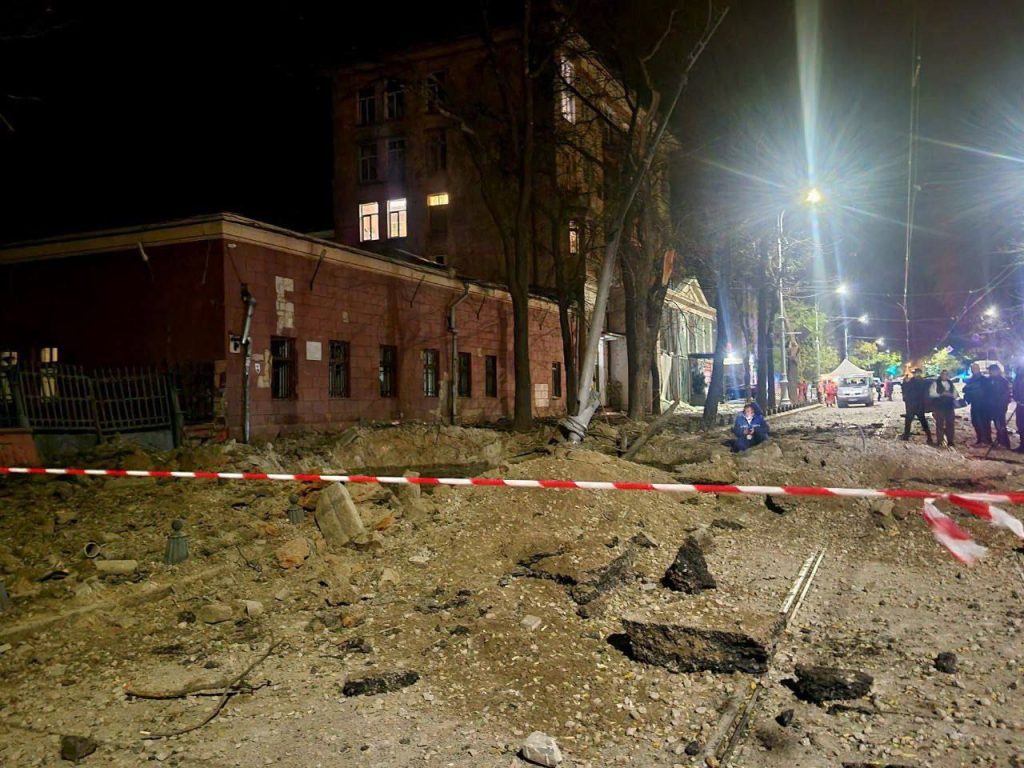 Odesa ostreľovanie trosky
