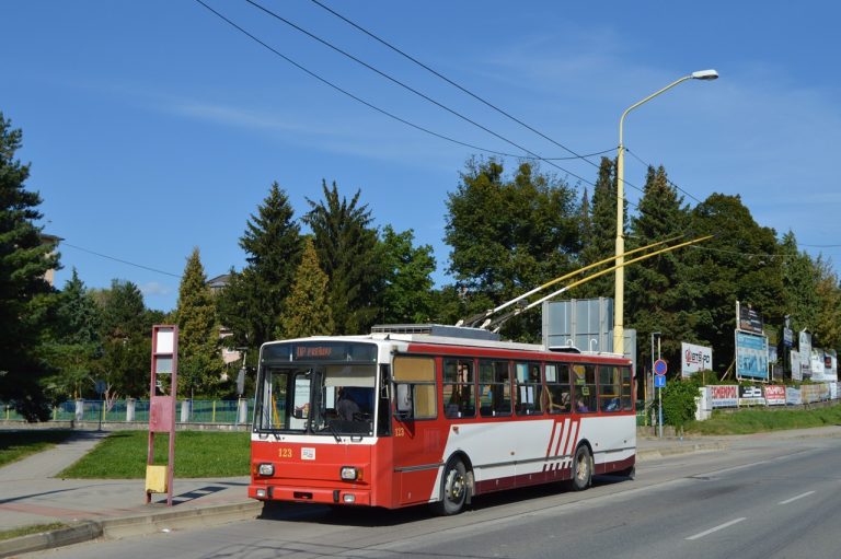 historický trolejbus Prešov