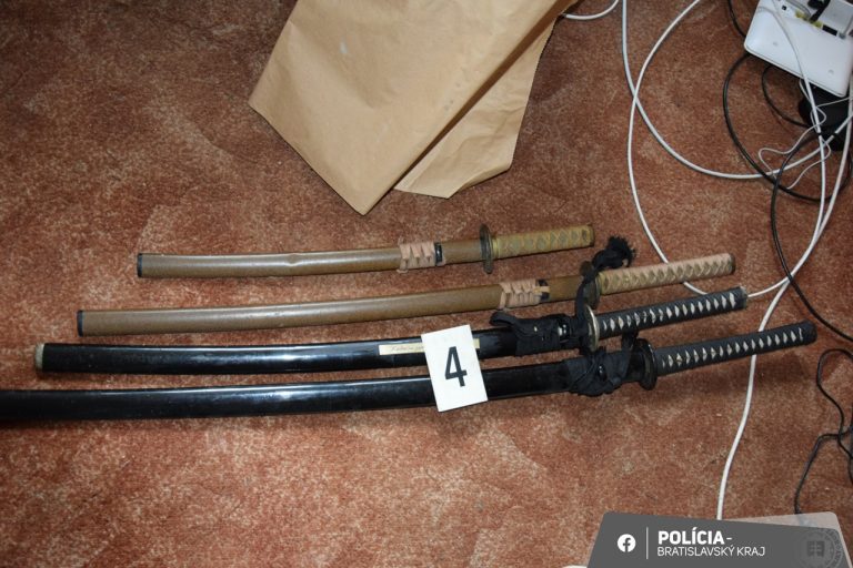 samurajský meč napodobenina katana