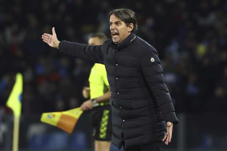 SSC Neapol - Inter Miláno Simone Inzaghi