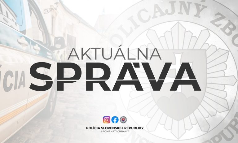 aktuálna správa, polícia