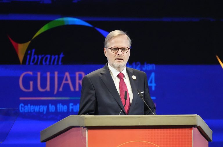 Účastníci Globálneho summitu Vibrant Gujarát