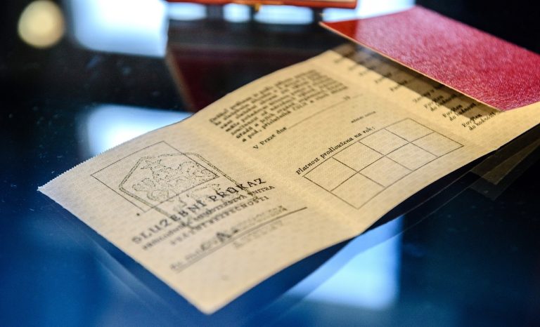 služobný preukaz Prísne tajné ! dejiny štátna bezpečnosť ŠTB