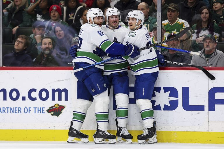 Canucks Wild Hockey J.T. Miller Ian Cole Pius Suter
